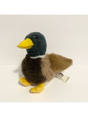 Stuffed Animal House Duck Wildlife Plush Bird 5” Mallard Stuffy Soft Realistic